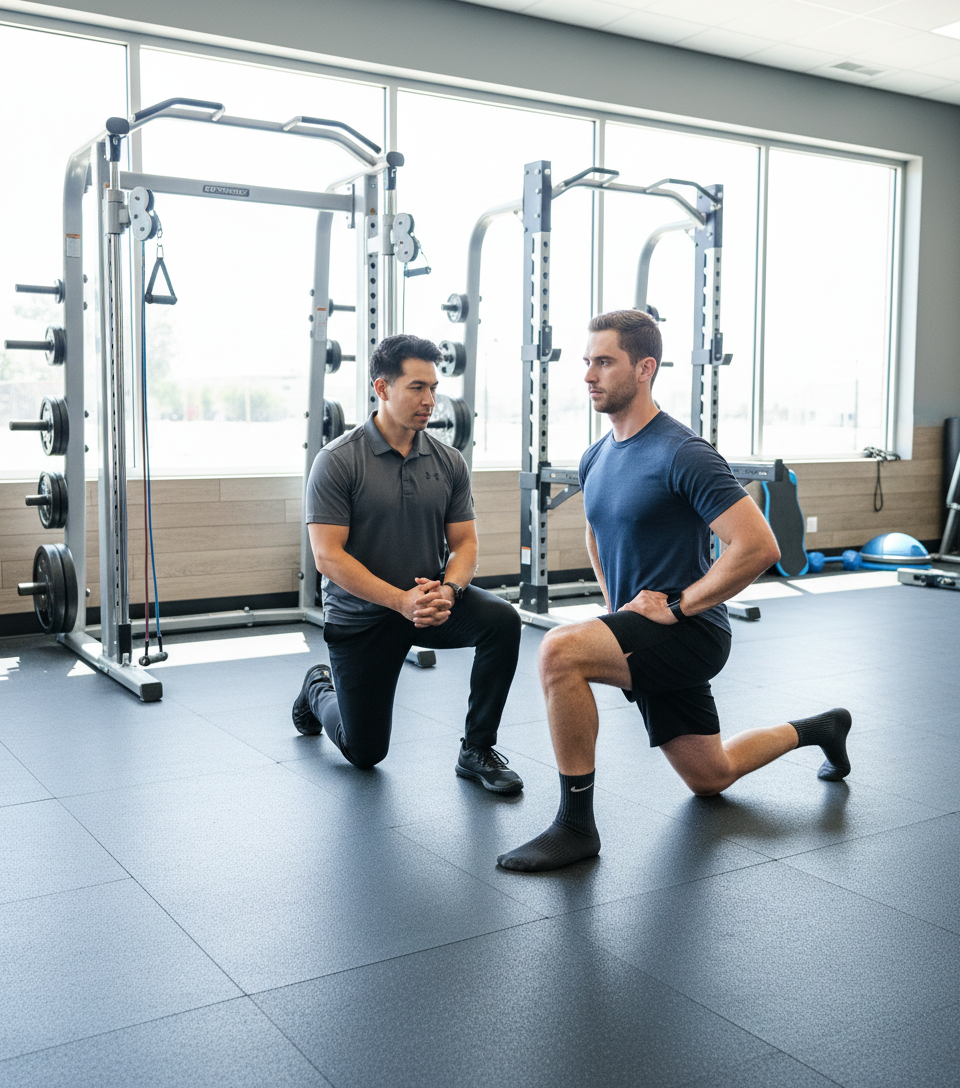 One-on-one physical therapy session for sports performance in Tampa